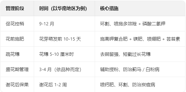 芒果保花保果药剂清单，以及避坑指南
